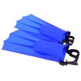 thumbnail image 4 of Adult Adjustable Swimming Training Flippers Watersports Blue Large, 4 of 7