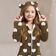 thumbnail image 4 of Pyjama pour Bébé Fille, Combinaison à Capuche à Manches Longues pour Chaleur Hivernale, 4 of 5