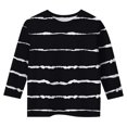 thumbnail image 4 of Splozh Vêtements pour Tout-Petites Fille Fille Décontracté Col Rond Manches Trois Quarts T-Shirt Régulier Basique Haut à Manches 3/4 Noir, 8-9 Ans, 4 of 5