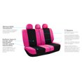 thumbnail image 5 of FH Group Light & Breezy Flat Cloth Car Seat Cover Set For Car Truck SUV Van Pink - Rear, 5 of 5