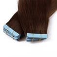 thumbnail image 3 of Tape in Human Hair Extensions Highlight Balayage Long Straight Soft hair, 3 of 6
