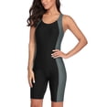 thumbnail image 3 of Charmo Womens Boyleg Unitard Swimsuits Racerback Athletic One Piece Bathing Suits, 3 of 8