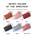 thumbnail image 4 of Portefeuille à Fermeture Éclair Mode Sac à Main pour Femmes Sac à Main Pochette Porte-Cellulaire Porte-Cartes Grande Capacité Sac à Main, 4 of 6