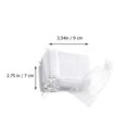 thumbnail image 2 of 100 Pcs Sac à Cordon en Gaze Festival Goody Pochette de Rangement pour Bijoux Portable, 2 of 8
