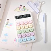 Basic Standard Calculators Mini Digital Desktop Calculator With 8-Digit LCD Display- Calculator Pocket Size For Home School For Kids