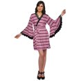 thumbnail image 2 of Moomaya Printed Robe For Women Dressing Gown Short Cotton Summer Bathrobe, 2 of 6