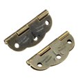 thumbnail image 4 of Unique Bargains 1.18' Antique Bronze Hinges Retro Mini Hinge Replacement with Screws 16cs, 4 of 6