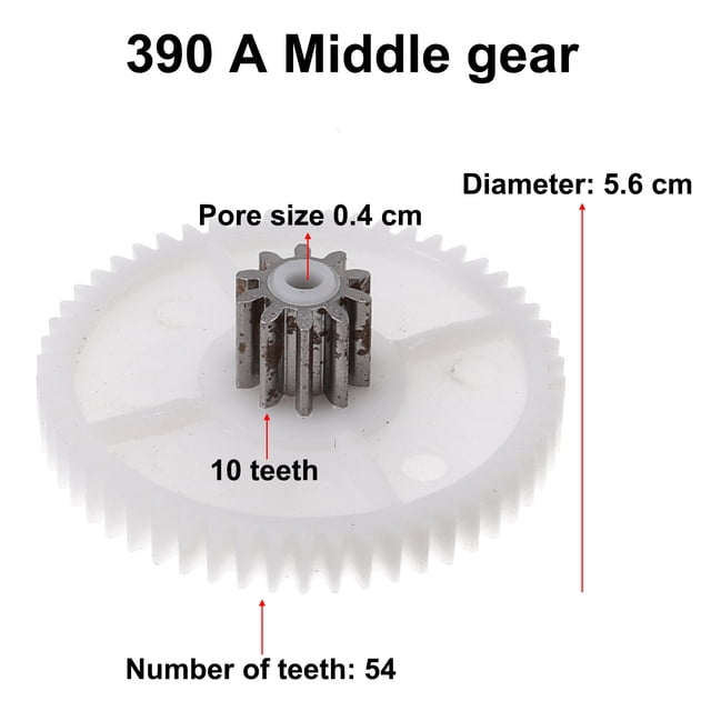 Plastic Gear for Gearbox 550 and 390 Children\'s Electric Car Kid Ride on Toy Car