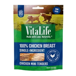 VitaLife Chicken Mini Tenders, All Natural, Jerky Dog Treats 170 g