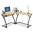 thumbnail image 1 of Costway L-Shaped Home Office Corner Desk Computer PC Laptop Table Gaming Workstation, 1 of 10