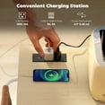 thumbnail image 4 of HOMCOM Kitchen Island w/ Storage and Charging Station, Rolling Kitchen Cart, 4 of 10