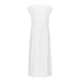 thumbnail image 5 of Meichang Robes en Coton et Lin pour Femmes Grande Taille Robe d'Été Soleil Décontractée Sans Manches Robes Tunique Ample Débardeur Robe de Plage Robes Maxi Fluides avec Poches, 5 of 5