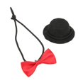 thumbnail image 3 of ANGGREK Reptile Hat And Bow Tie, Comfortable Lizard Clothes Set For Bearded Dragon For Hamster, 3 of 8