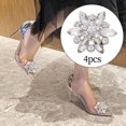 thumbnail image 4 of 4 Pcs Boutons en Strass Bling Couture DIY Décorations de Fleurs de Mariage 4 Pcs, 4 of 8