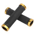 thumbnail image 4 of Bike Handlebar Grips, Handlebar Grips Shock Absorption Aluminum Alloy Locking Ring  for Long Term Riding White,Silver,Gold, 4 of 7