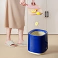 thumbnail image 4 of Large-capacity Garbage Can High-color Household Living Room Kitchen Bedroom Double-layer High-class Feeling Garbage Can Plastic Trash Cans, 4 of 6