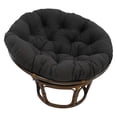 thumbnail image 5 of 44-inch Solid Micro Suede Papasan Cushion (Fits 42-inch Papasan Frame) - Black, 5 of 5