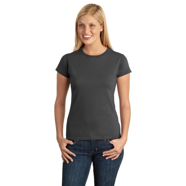 Gildan T-Shirt Ajusté Junior à Manches Courtes 100 pour Cent Coton 64000L
