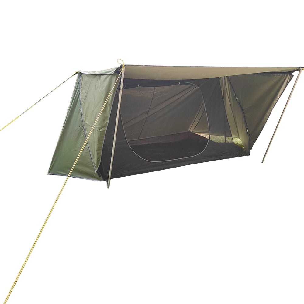 Waterproof backpacking tent set windproof half-person tent double-layer camping tent