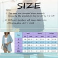 thumbnail image 3 of (2-Pack) Kcodviy Women Casual Cardigan Three Casual Cardigans Quarter Sleeve Open Front Long Hooded Sweaters for Women Lightweight Dots Cardigan Draped Plus Size Sweaters for Women Ruffles Cardigan, 3 of 7