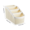 thumbnail image 3 of ZZkhGO Desktop Storage Organizer, Cleaning Supply Basket, Cotton Swab Pad Floss Container Holder, 3 of 6