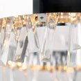 thumbnail image 5 of Artika Enchanted Modern LED Glass Crystal Chandelier, Chrome, 5 of 5