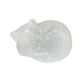 thumbnail image 1 of Natural Quartz Crystal Sleeping Cat Decoration Crystal Cat Sleeping Statue 2 Inch Opal Cat Crystal Statue Statue For Home Meditation, 1 of 9