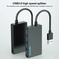 thumbnail image 2 of Mini USB Hub Extensions 4 Port USB 3.0 Hub Expander USB Adapter Station Slim Portable Data Hub, 2 of 6