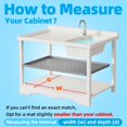 thumbnail image 3 of Winisok Silicone Under Sink Mat 40" x 22", kitchen Essentials and Gadgets, Shelf liner and Cabinet Protector, Home Organizers and Storage, Waterproof Bath, 3 of 7