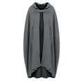 thumbnail image 4 of Women Trench Coat Open Front Cardigan Jacket Coat Cape Cloak Poncho Plus, 4 of 9