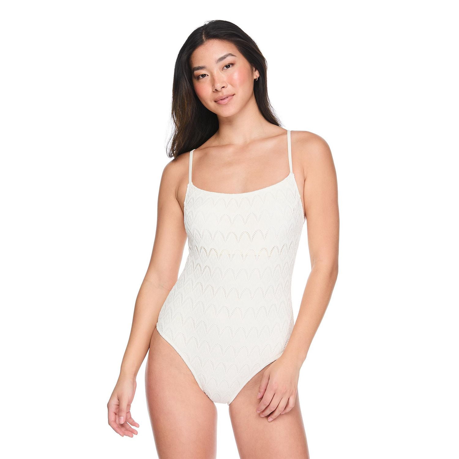 Maillot de bain 1 pièce à encolure dégagée George pour femmes