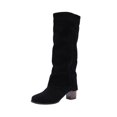 thumbnail image 2 of Women's Winter Thick High Heel Pointed Sleeve High Tube Suede Boots In Solid Color, 2 of 9
