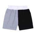 thumbnail image 4 of Ensemble Deux Pièces T-Shirts pour Filles Couleur Unie Col Rond Manches Courtes et Shorts, 4 of 7