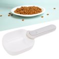 thumbnail image 4 of Dog Food Scoop, Long Handle Ergonomic Design Pet Food Feeding Spoon Multifunction  For Pets White + Grey, 4 of 8