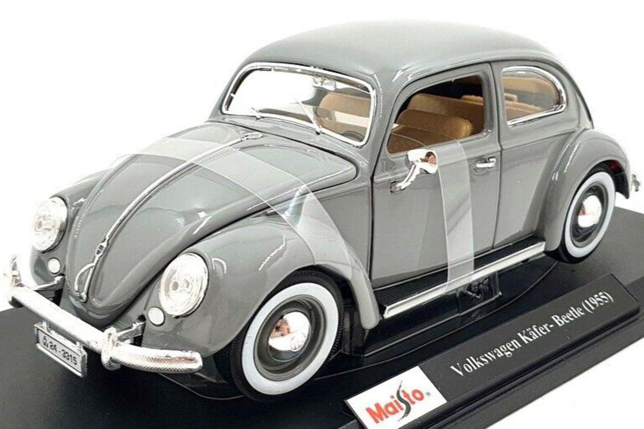 Maisto 1955 Volkwagen Kafer Beetle Gray 1:18 - Walmart.ca