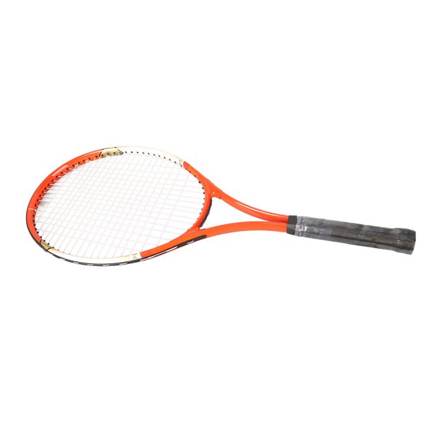 REGAIL Raquette de Tennis Adulte 27 Po Alliage d'Aluminium Léger Raquette Récréative pour Entraînement Rouge