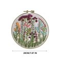 thumbnail image 3 of Chmadoxn Cross-Stitch Beginner's Embroidery Flower Kit,Beginner Hand Embroidery 0 Based Diy Hand Embroidery Material Package embroidery embroidery, 3 of 3