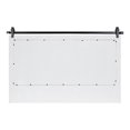thumbnail image 4 of Kate and Laurel Cates Farmhouse Horizontal Pub Mirror with Shelf and Hooks, 42 x 27, White, Decorative Coastal Wall Mirror with Rustic Functional Storage, 4 of 9