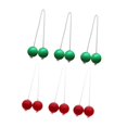 thumbnail image 4 of Siruishop 6 Pcs Balles d'Échelle Jeu de Cour Arrière Activités Intérieures Ou Extérieures Remplacement Rouge et Vert, 4 of 8