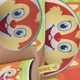 thumbnail image 3 of Walson Kids Tableware Set 5Pcs Baby Bamboo Fiber Cartoon Bowl Animal Dinnerware Set Toddler Cup Spoon Fork, 3 of 5