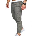 thumbnail image 1 of Men Slim Fit Jogger Cargo Pants Casual Outdoor Sweatpants with Pockets, 1 of 2