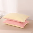 thumbnail image 1 of Fiber Pillow Core Isolation Pillow Yellow Cover Hotel Protective Cover Breathable Oil Proof Friendly Household Pillowcase, 1 of 6