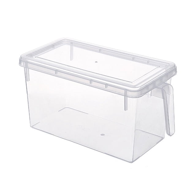 Boîte de Rangement Alimentaire de Cuisine pour Réfrigérateur, Boîtier Croustillant avec Poignée Multifonction