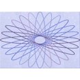 thumbnail image 1 of Ahgly Tapis Rectangulaire Lavable en Machine Intérieur Lavande Bleu, 7 Pieds x 9 Pieds, 1 of 7