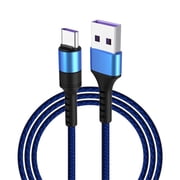 3Pcs 5A Fast Charge Usb C Cable, Cagogo USB C Cable, 5A Fast Charging Nylon Braided USB 3.0 Cable for Phone, Durable 1Meter Type C Charger Cord for Android Phone Tablet, High Speed Data Sync