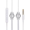 thumbnail image 1 of Earbuds,3.5mm Mobile Phone Double Earphone Earbuds Solid Performance, 1 of 9