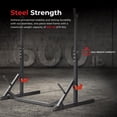 thumbnail image 3 of Sunny Health & Fitness Multifunctional Adjustable Bench Press Squat Rack, Shoulder Press, Incline Bench Press, Dumbbell Rows, Bicep Curls, Deadlifts - SF-XF922011, 3 of 6