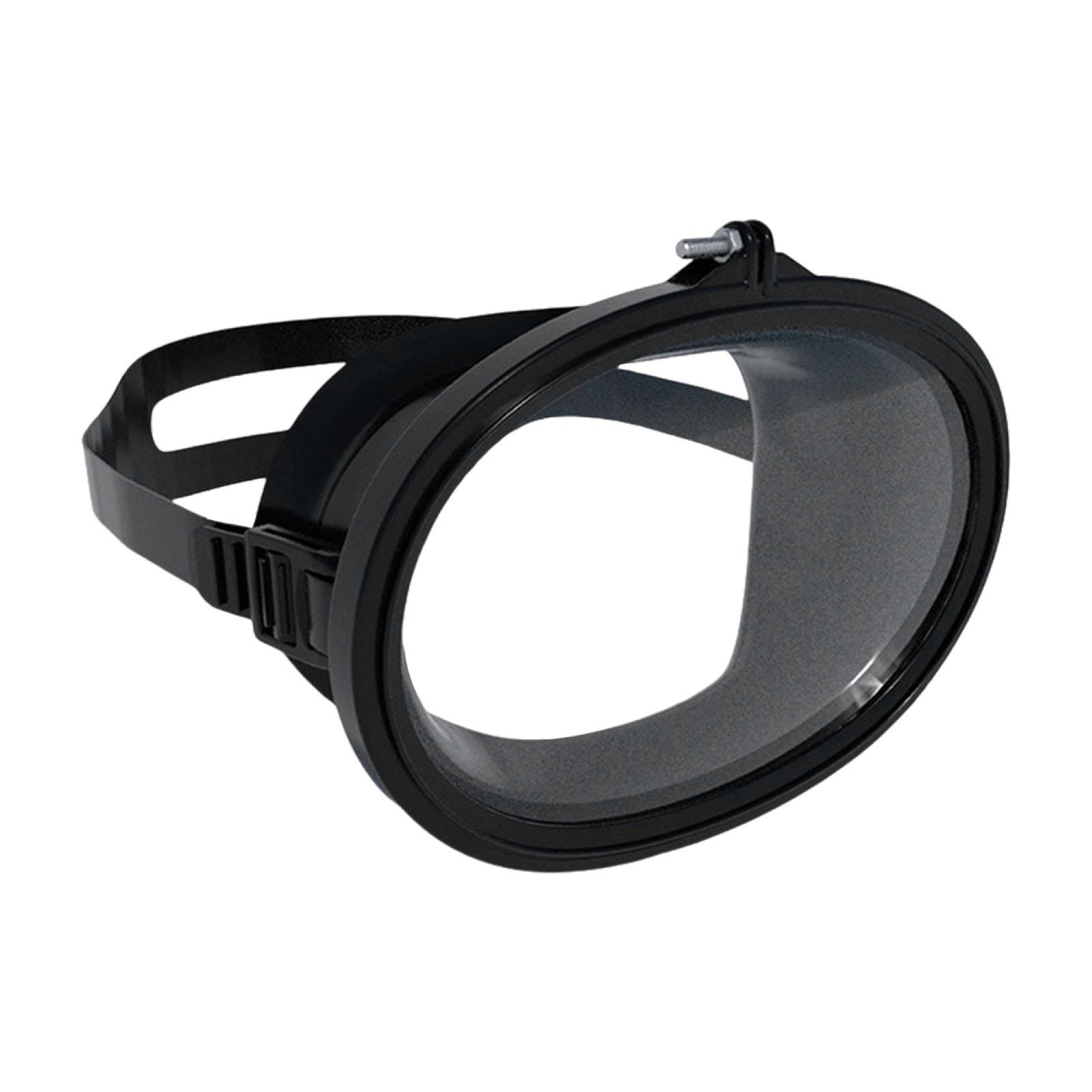 koolsoo Scuba Goggles Anti Fog Lightweight Glass High Volume Waterproof Snorkel black pp frame