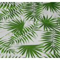 thumbnail image 4 of Vargottam Indoor/OutdoorRoundTablecloth 58 InchRoundTablecloth Imperméable à l'eau PatioTableTable, Spring/SummerTableCovers Pour Backyard CircularTable/Bbqs/Picnic -Green & White, 4 of 8