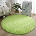 thumbnail image 1 of Luckyn Soft Shaggy Rug,Anti-Slip Fluffy Rugs Large Shaggy Rug Super Soft Mat Living Room Bedroom Carpet,Light Green, 1 of 5